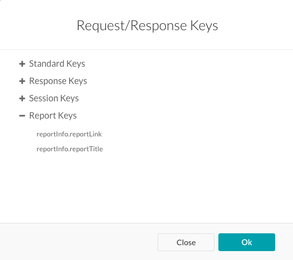 Report Keys