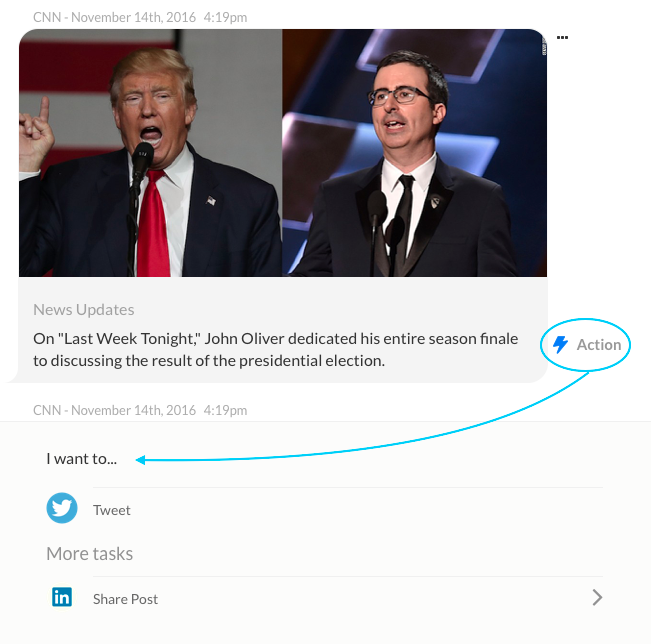 Flows with Actions in Kore.ai Messenger