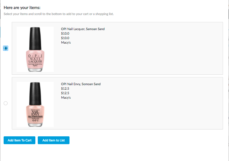 Information Task - View Results Report