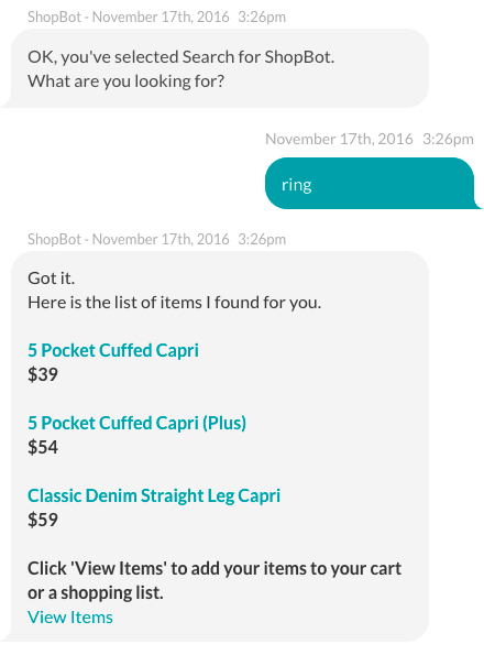 Report - Shopping Cart with Actions